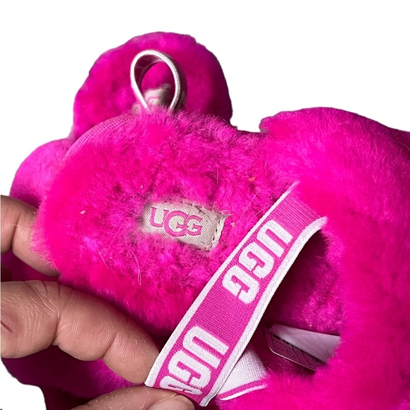 Pink Ugg Fluff Slide - Picture 3 of 5